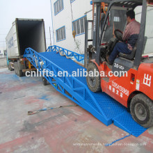 mobile container loading ramp forklift mobile yard ramp